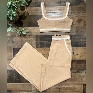 7 For All Mankind Linen Two Piece Set